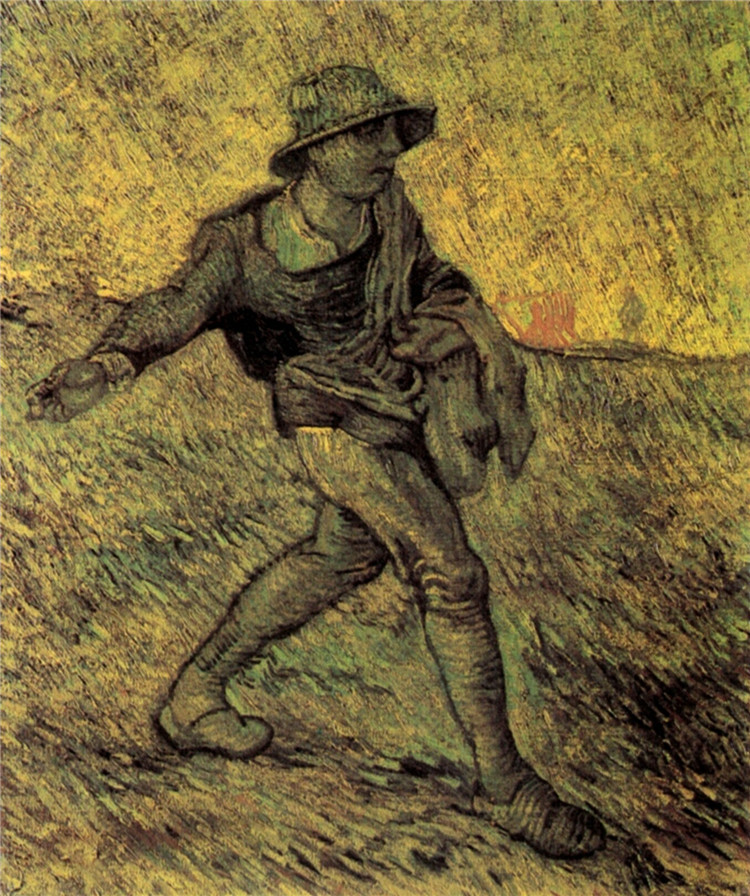 Sower, The After Millet 2 Van Gogh Oil Painting